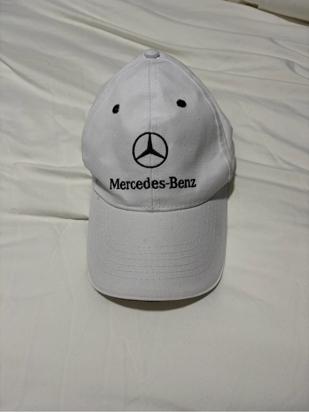 Mercedes-Benz White Logo Baseball Cap